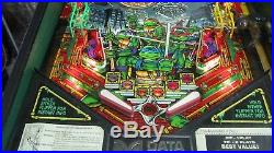 Data East Ninja turtles TMNT Pinball machine nice, fully shopped family game