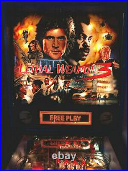 Data East Pinball Machine Lethal Weapon 3 Mancave Free Shipping