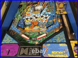 Data East The Adventures Of Rocky And Bullwinkle And Friends Pinball Machine