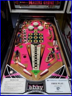 Dealer's Choice Pinball Machine by Williams