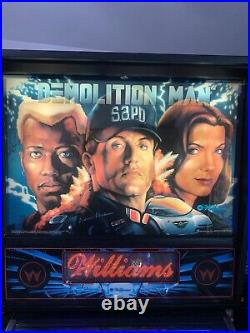 Demolition Man Pinball Beautifully Restored