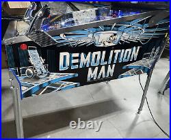Demolition Man Pinball Machine Williams 1994 Arcade Free Shipping LEDs