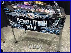 Demolition Man Pinball Machine Williams LEDs Orange County Pinballs Free Ship