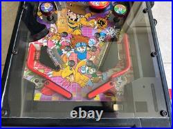 Digimon Electronic Tabletop Pinball Arcade Game with New Plexi WORKS! READ
