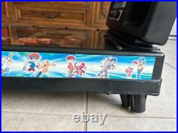 Digimon Electronic Tabletop Pinball Arcade Game with New Plexi WORKS! READ