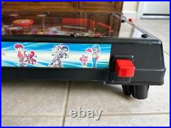 Digimon Electronic Tabletop Pinball Arcade Game with New Plexi WORKS! READ