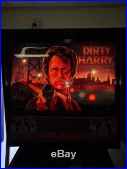Dirty Harry Arcade Pinball by Williams LED Clean Free Shipping