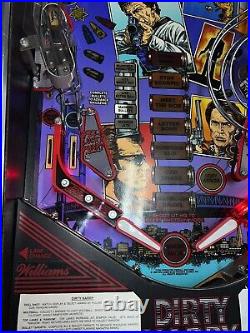 Dirty Harry Pinball Machine Williams 1995 Arcade Free Shipping LEDs