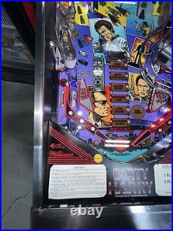Dirty Harry Pinball Machine Williams 1995 Free Shipping LEDs Home Use Only