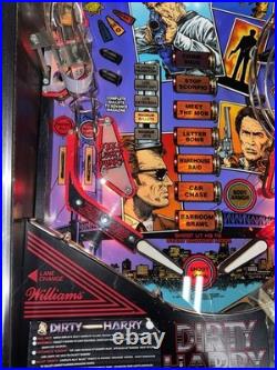 Dirty Harry Pinball Machine Williams 1995 Orange County Pinballs FREE SHIPPING