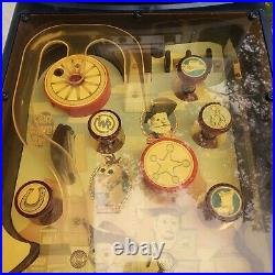 Disney Pixar Toy Story Woody's Roundup Pinball Machine Rare Working See Video