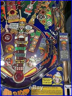 Dr Dude Pinball Machine 1990 Bally Coin Op Arcade Free Shipping LEDs