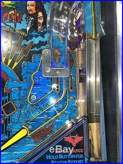 Dracula Pinball Machine Bally Coin Op Arcade 1993 Free Shipping LEDs