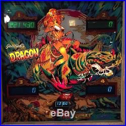 Dragon Pinball 1978 Gottlieb Solid State with Ni-Wumpf Board