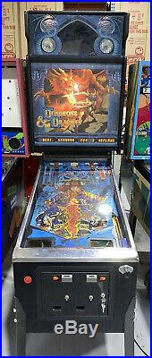 Dungeons & Dragons pinball Machine By Bally 1987 Original Coin Op Free Shipping