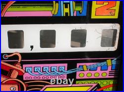 Duotron Pinball Machine Glass Back 24 X 28 Nice Condition Framed B. Offer