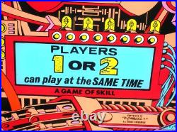 Duotron Pinball Machine Glass Back 24 X 28 Nice Condition Framed B. Offer