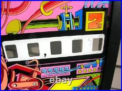 Duotron Pinball Machine Glass Back 24 X 28 Nice Condition Framed B. Offer