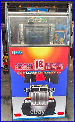 EIGHTEEN WHEELER ARCADE MACHINE by SEGA 2000 (Excellent Condition) RARE