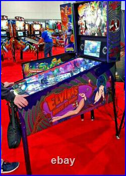 ELVIRA's House Of Horrors 40th Anniversary Edition pInball NIB with topper, etc