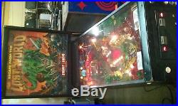 ESCAPE FROM THE LOST WORLD Pinball Machine Bally 1987-Watch out for the T-Rex