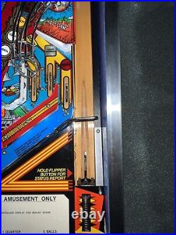 Earthshaker LEDs Pinball Machine 1989 Williams Free Ship Orange County Pinballs