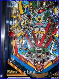 Earthshaker LEDs Pinball Machine 1989 Williams Free Ship Orange County Pinballs