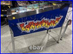 Earthshaker Pinball Machine Williams 1989 Orange County Pinballs FREE SHIPPING