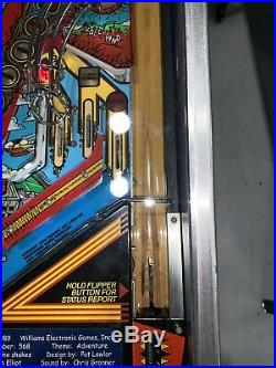 Earthshaker Pinball Machine Williams Coin Op New Playfield Restored Cabinet