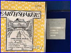 Earthshaker! Pinball Williams 1989 with Manual