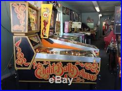 Eight Ball Deluxe Limited Edition Pinball Machine by Bally-FREE SHIPPING