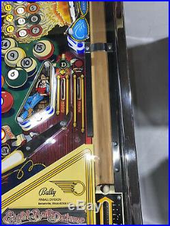 Eight Ball Deluxe Pinball Machine Bally 1981 Restored Free Shipping billiards