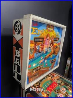 Eight Ball Pinball Machine Bally 1977 Orange County Pinballs Free Shipping