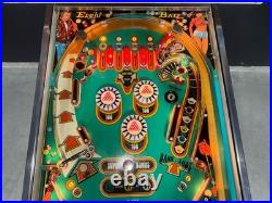 Eight Ball Pinball Machine Bally 1977 Orange County Pinballs Free Shipping