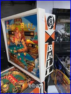 Eight Ball Pinball Machine Coin Op Bally Free Shipping