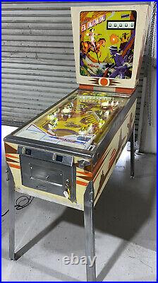 El Dorado Pinball Machine Coin Op Gottlieb 1975 Free Shipping