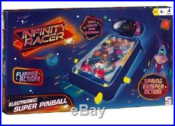 Electronic Super Pinball Complete With Plenty Of Lights & Sounds Gift For Kids