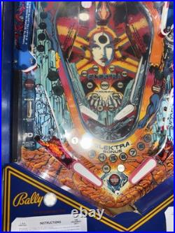 Elektra Pinball Machine Bally 1981 Restored Free Ship Orange County Pinballs Elektra Pinball Machine Bally 1981 Restored Free Ship Orange County Pinballs