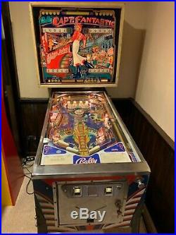 Elton John CAPTAIN FANTASTIC pinball machine by Bally, c. 1976 Serviced