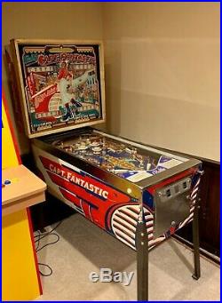 Elton John CAPTAIN FANTASTIC pinball machine by Bally, c. 1976 Serviced