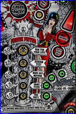 Elvira House Of Horrors Blood Red Kiss Edition Limited Ed Stern Pinball Machine