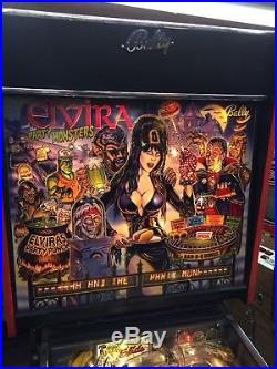 Elvira and The Party Monsters Pinball Machine LED's VERY NICE