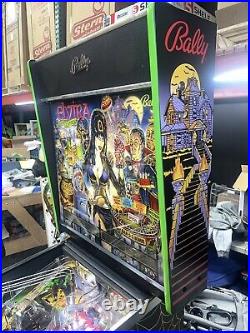 Elvira and the Party Monsters Pinball Machine Bally Free Shipping 1991 LEDS