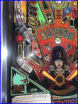 Elvira and the Party Monsters Pinball Machine Bally Free Shipping 1991 LEDS