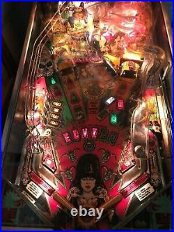 Elvira and the Party Monsters Pinball Machine Excellent Used Bally Pickup Only