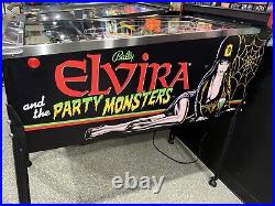 Elvira and the Party Monsters Pinball Machine Free Ship Orange County Pinballs