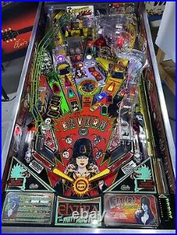 Elvira and the Party Monsters Pinball Machine Williams 1989 LEDs Free Ship