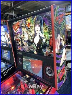 Elviras House of Horrors Limited Edition #133 Pinball Machine Free Ship Stern