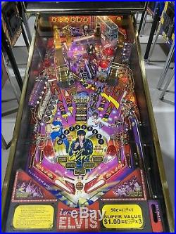 Elvis Gold Limited Edition Pinball Machine Stern 1 Of 500 Free Shipping
