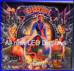 Embryon Pinball machine 1980 by Bally. Widebody collectors favorite